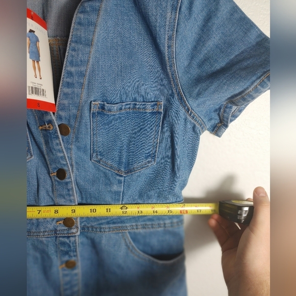 New Draper James Women's blue Denim Dress 6 8 12 16 - Picture 14 of 16